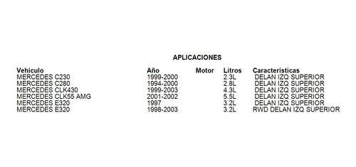 Brazo Suspension Delan Der Superior Slk320 2001-2004 3.2l