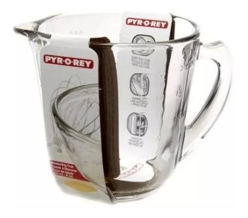 Taza Medidora De Vidrio Medio Litro Pyrorey Con Envío Gratis