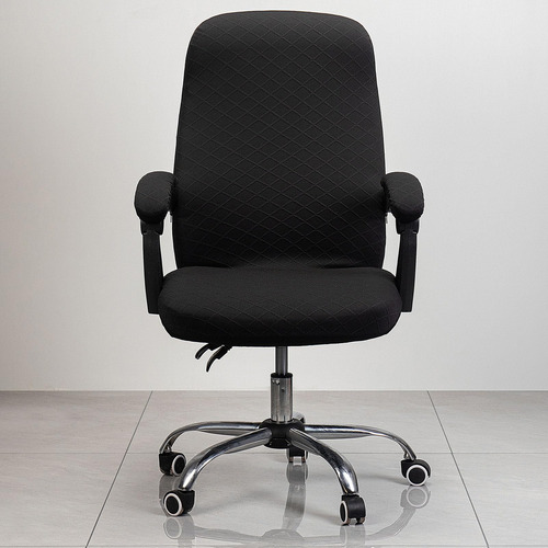 Funda Elástica Universal Para Silla De Oficina Tamaño L Negr