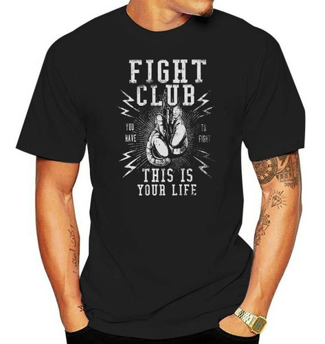 Polera Fight Club Mma Boxeo Boxeno Gimnasio Thai Doble