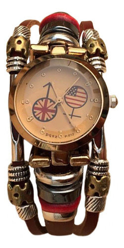 Hetica Reloj De Pulsera Vintage Con Cuentas Para Mujer, Relo