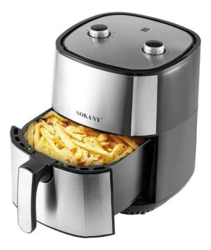 Freidora De Aire Air Fryer 6l Acero Inoxidable