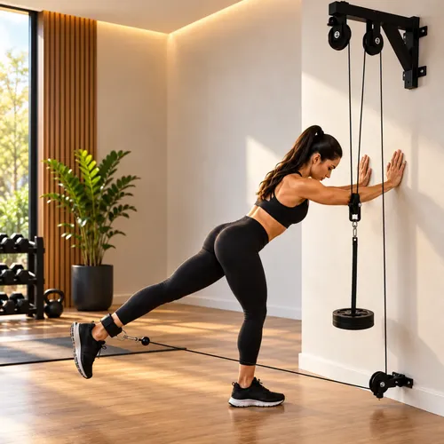 Mono Cross Over Parede Musculação Fitness Polia Alta Baixa