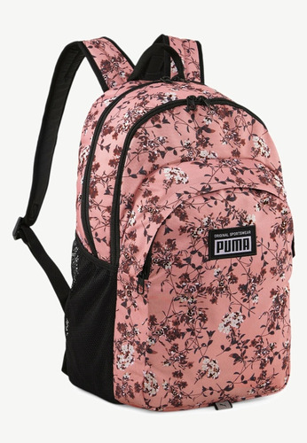 Mochila Puma Academy Backpack Peach Smothie-floral  