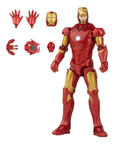 Figura De Acción Marvel Iron Man Mkiii (movie 2008)