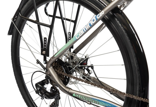 Imagen 3 de 6 de Bicicleta Olmo Camino C20 R28 7v Freno Disco + Portaequipaje