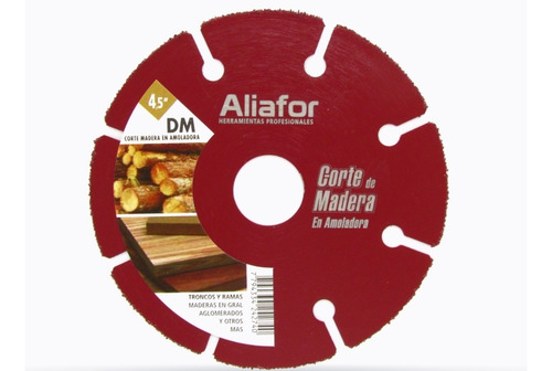Disco Corte Madera Woody Aliafor 115 Mm Amoladora Dm-4.5