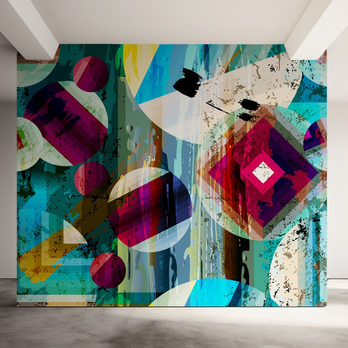 Mural Empapelado Vinilo Adhesivo Contemporaneo Abstracto A40