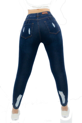 Jeans Dama Corte Colombiano Razgados Michaelo Jeans Ref6422