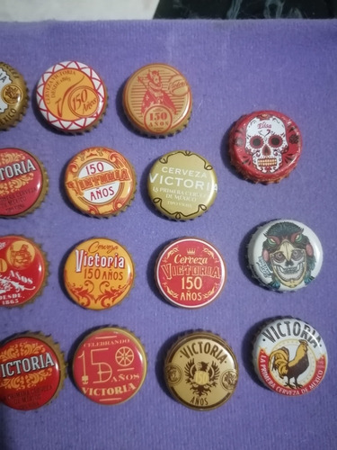 25 Corcholatas 150 Años Victoria Colección (Usado)