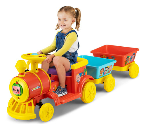 Cocomelon Tren Montable Choo Choo Ride-on 6volts