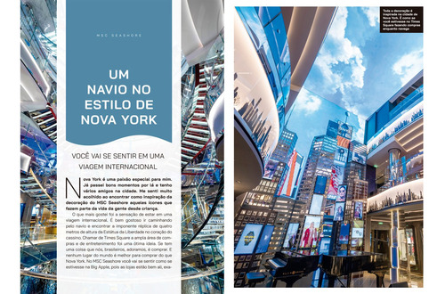 Coleção Cruzeiros - MSC Seashore, de Editora Europa. Editorial Editora Europa, capa mole em português, 2022