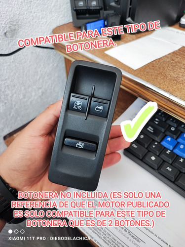 Motor Elevador Vento/polo 2013-2021 Trasero Derecho. (Usado)