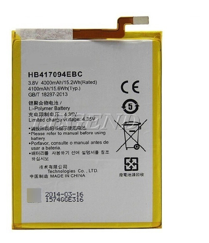 Bateria Para Huawei Mate 7 Hb417094ebc Mate7