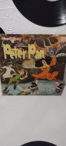 Peter Pan Cuentos Y Canciones Disco De Vinil Lp 