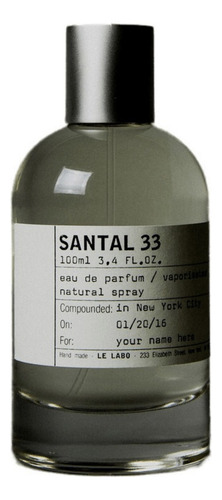 Santal 33 Eau De Parfum, 100 Mi Unisex Perfume
