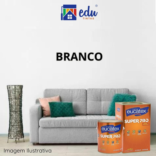 Tinta Eucatex Semi Brilho 3x + Antimofo 1 8 L Cores Standard