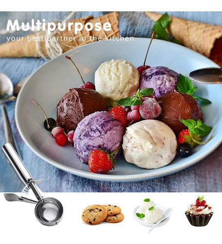 Para Cuchara Para Helado Y Galletas Con Gatillo #24