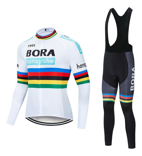 Bora Pro Team - Maillot De Ciclismo De Manga Larga Para Homb