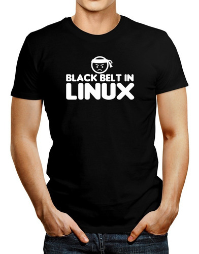Idakoos Polo Black Belt In Linux