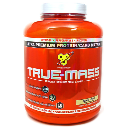 Bsn True-mass Cookies & Cream 5.75 Libras (2610 G)