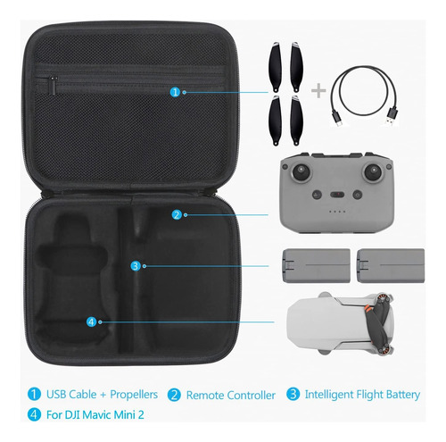 Case Rígido Para Dji Mini 2 Para Mavic Mini 2/mini 2 Se