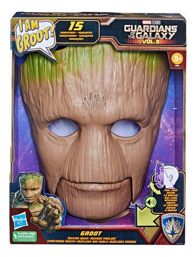 Marvel Guardianes De La Galaxia Vol.3 Máscara Groot Parlante