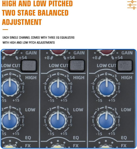 Mezclador Profesional Weymic A60 Para Grabar Dj Stage Karaok