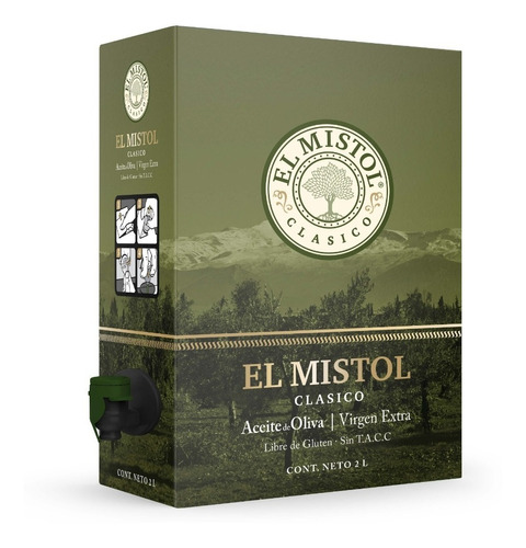 Aceite De Oliva El Mistol Clásico X 2l