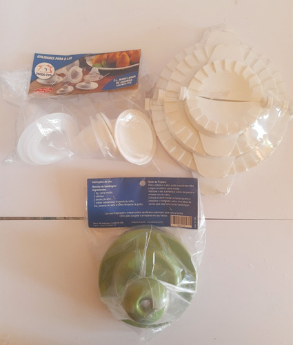 Kit Formas Lanches Pastel, Coxinha E Hamburguer (Usado)