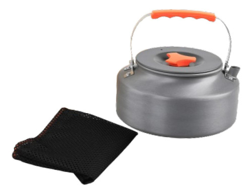 Hervidor De Campamento Al Aire Libre, Tetera Mango Naranja