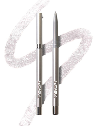 Shimmer Liner Delineador Metalico En Gel Moira 1 Pz 18 Tonos Color 09 Silver