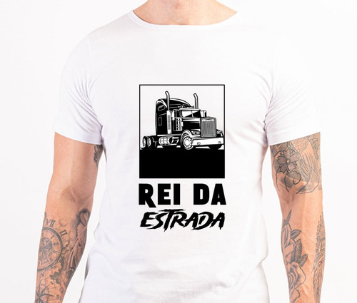 Imagem 3 de 6 de Camiseta Para Caminhoneiro - Rei Da Estrada