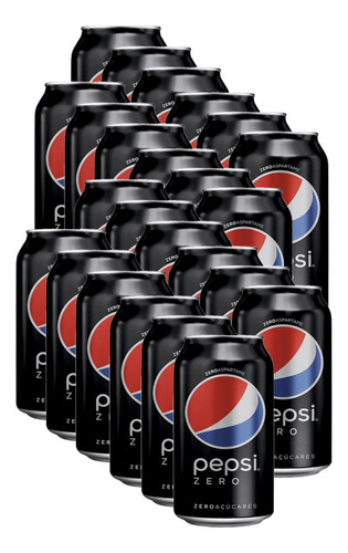 Pepsi Zero - Sin Azúcar - 350ml - 24 Pack