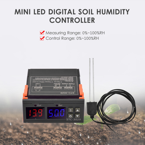 Higrómetro Digital 10 A Ac110v-220 V Sonda De Rango Con L