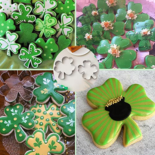 Trébol Del Día De San Patricio, 6 Piezas, Con Forma De Trébo