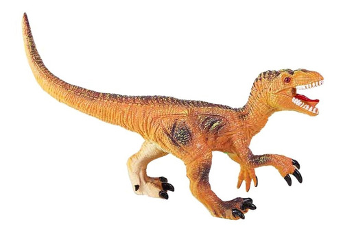 Dinosaurio Soft King Me World Velociraptor Con Sonido 30cm