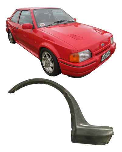 Moldura Guardabarro Traser Der Escort Xr3 - Cabriolet  88-95