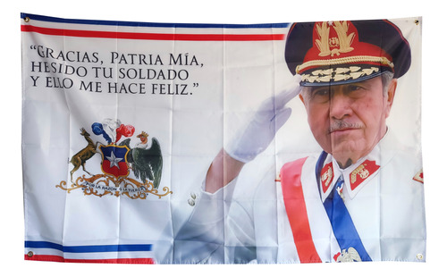 Bandera General Augusto Pinochet 02