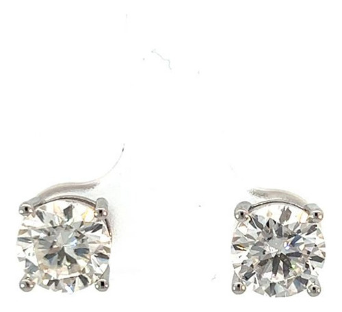 Aretes Coqueta Para Mujer Plata 925 1.50ct Moissanita C/u