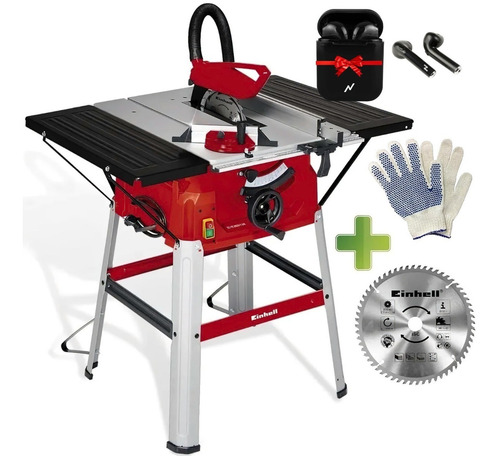 Imagen 1 de 10 de Sierra Circular De Mesa Pie Banco Ingletadora Einhell 2000w