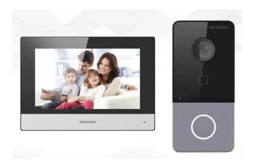 Kit De Video Portero Ip Poe 2mp + Monitor Lector Sd.