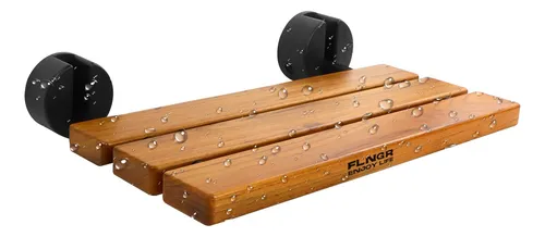 comprar Silla De Ducha Plegable De Teca Montado En La Pared, 20 Pu