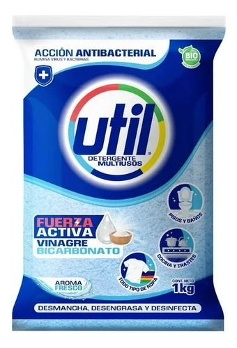 2 Pza Detergente Util Multiusos En Polvo 1 Kg