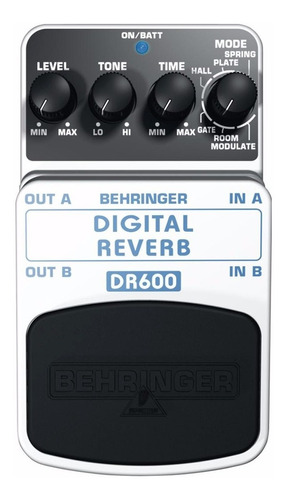 Behringer Dr-600 Pedal Digital Reverb Totalmente Nuevo