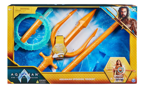 Aquaman And The Lost Kingdom Dc - Tridente Giratorio 89 Cm