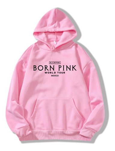 Hoodie Blackpink Born Pink Tour 2023 Rosa