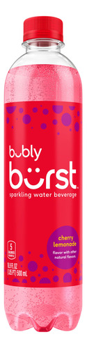 Bubly Burst Agua Con Gas Limonada De Cereza 500 Ml
