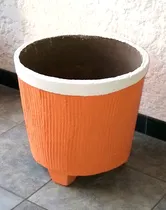 Comprar Matero Grande De Cemento, Alto 39 Cms., Diámetro 42 Cms.
