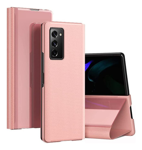 Para Samsung Galaxy Z Fold 2 Funda De Lujo Flip Mirror Fun63